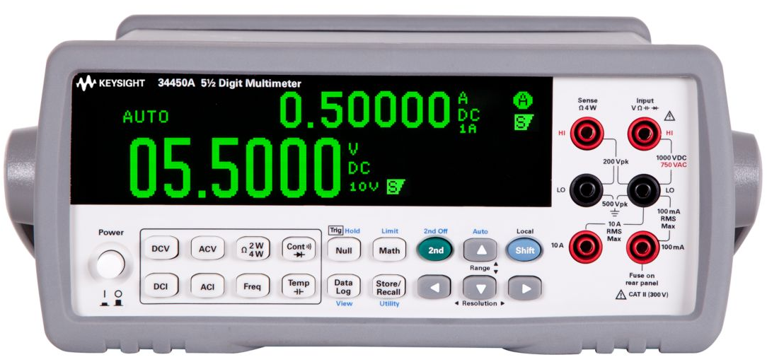 五位半雙顯數(shù)字萬用表34450A 